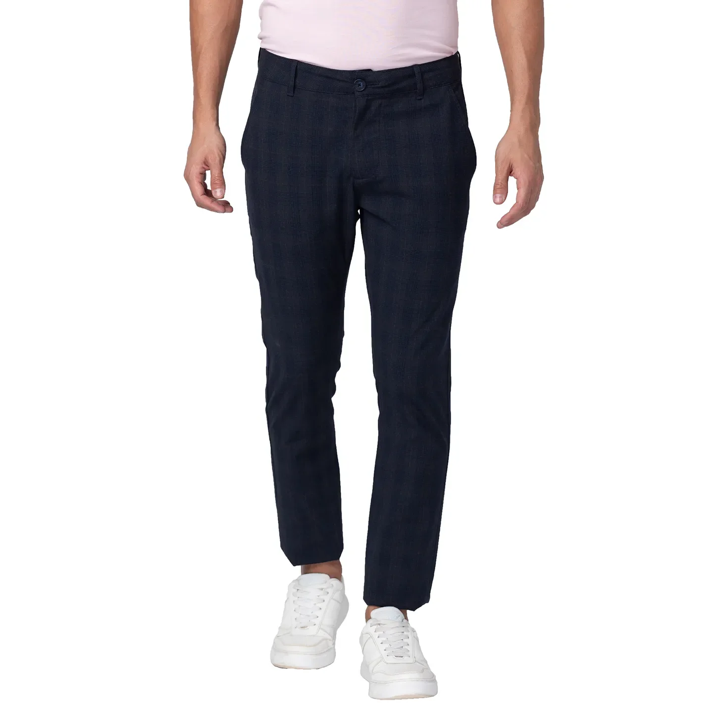 Blue Slim Straight Fit Men's Chinos by Being Human Clothing
