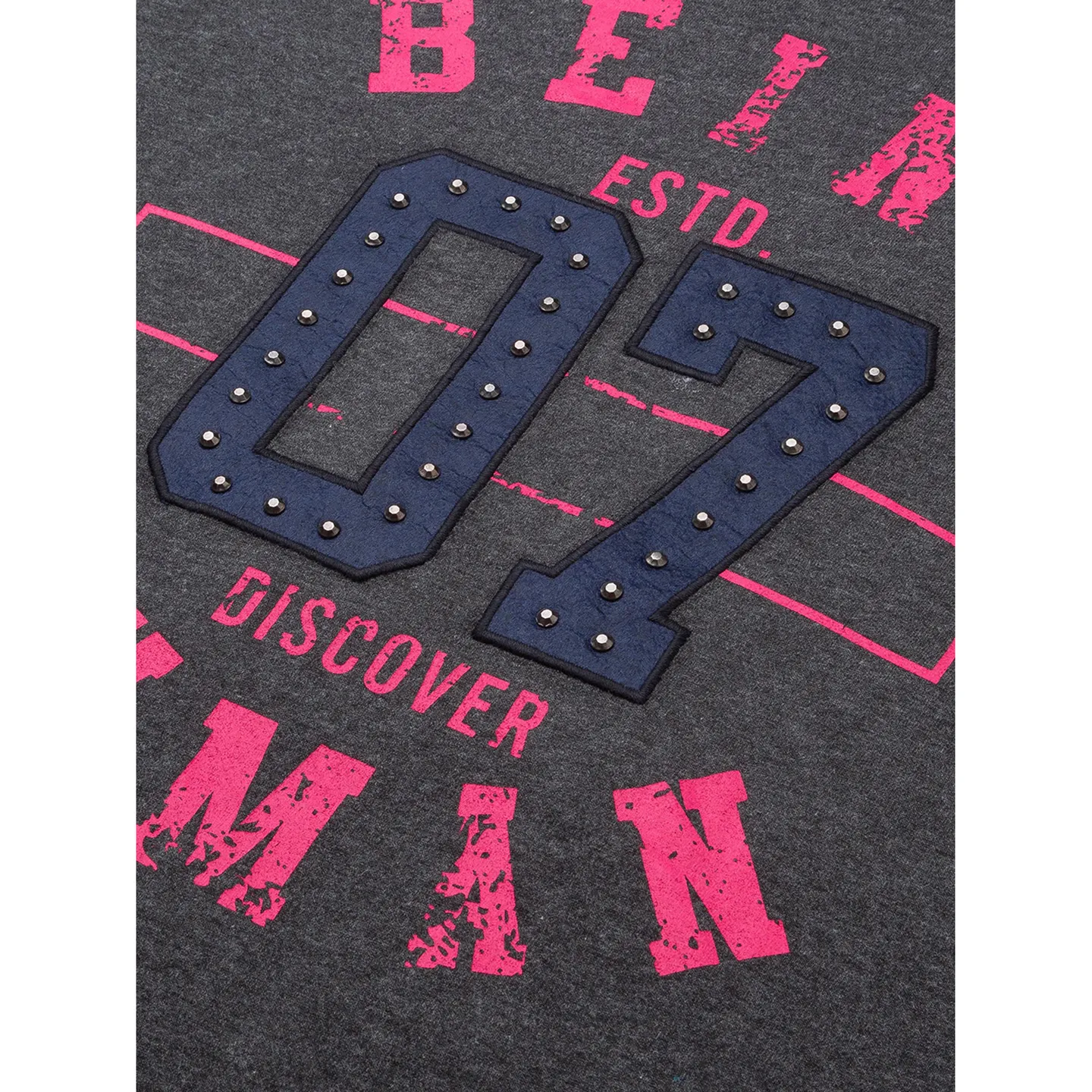 Grey Slim Straight Fit Men's Long Sleeves T-Shirt by Being Human Clothing - Image 5