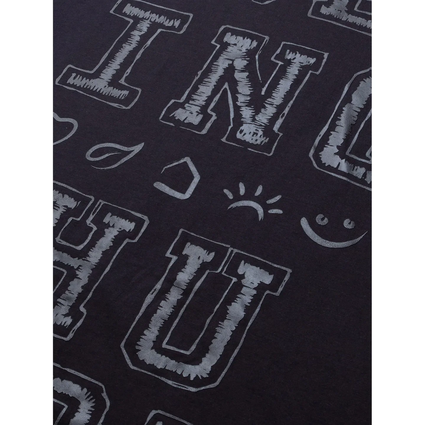 Black Slim Straight Fit Men's Short Sleeves T-Shirt by Being Human Clothing - Image 5