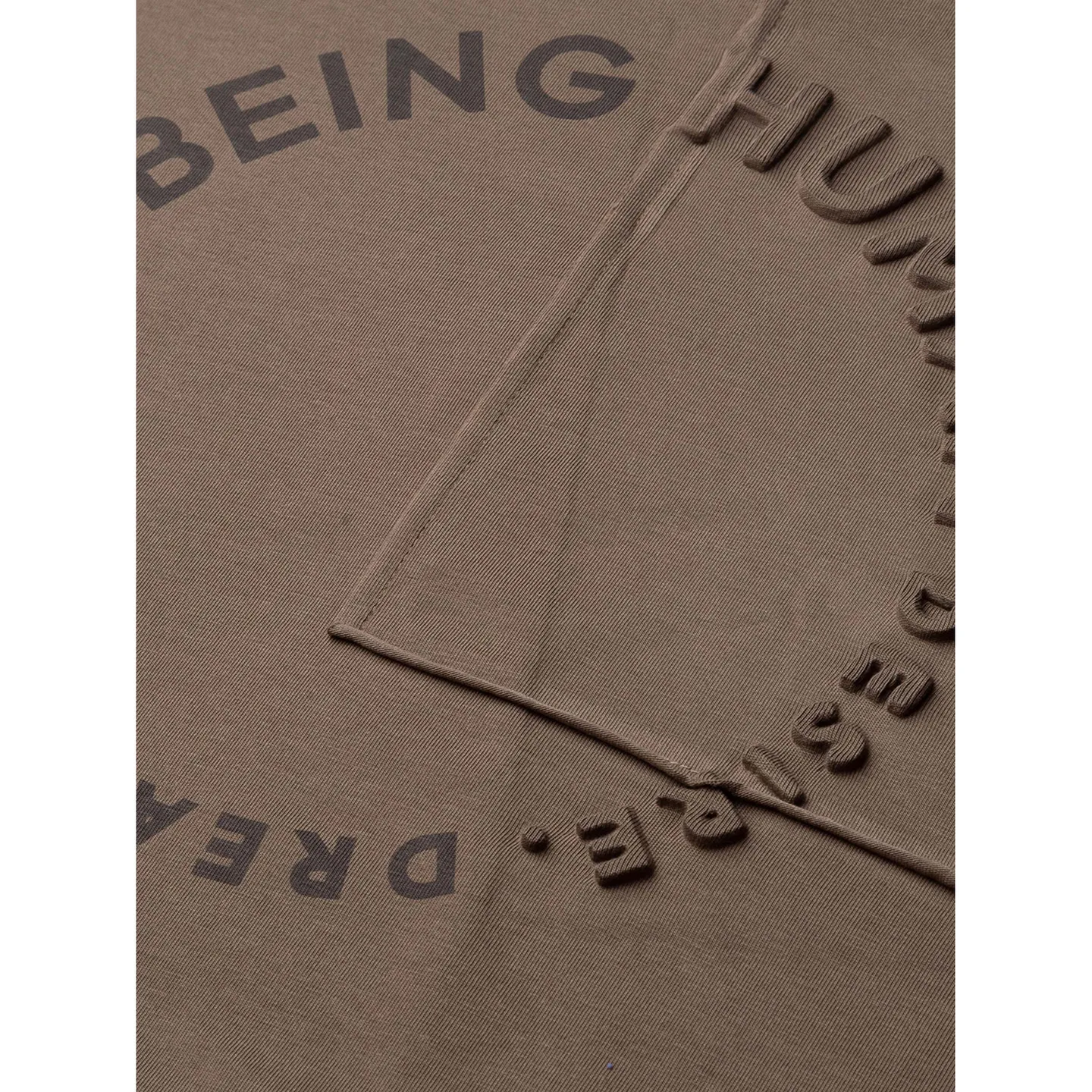 Green Slim Straight Fit Men's Long Sleeves T-Shirt by Being Human Clothing - Image 5