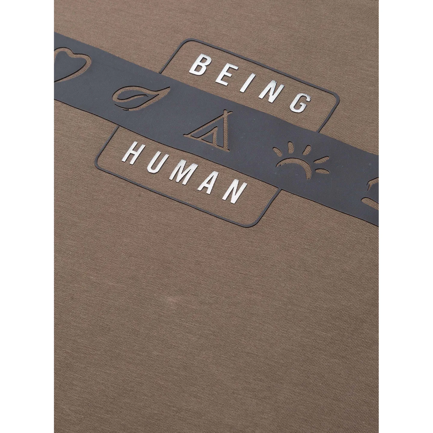 Green Slim Straight Fit Men's Short Sleeves T-Shirt by Being Human Clothing - Image 5