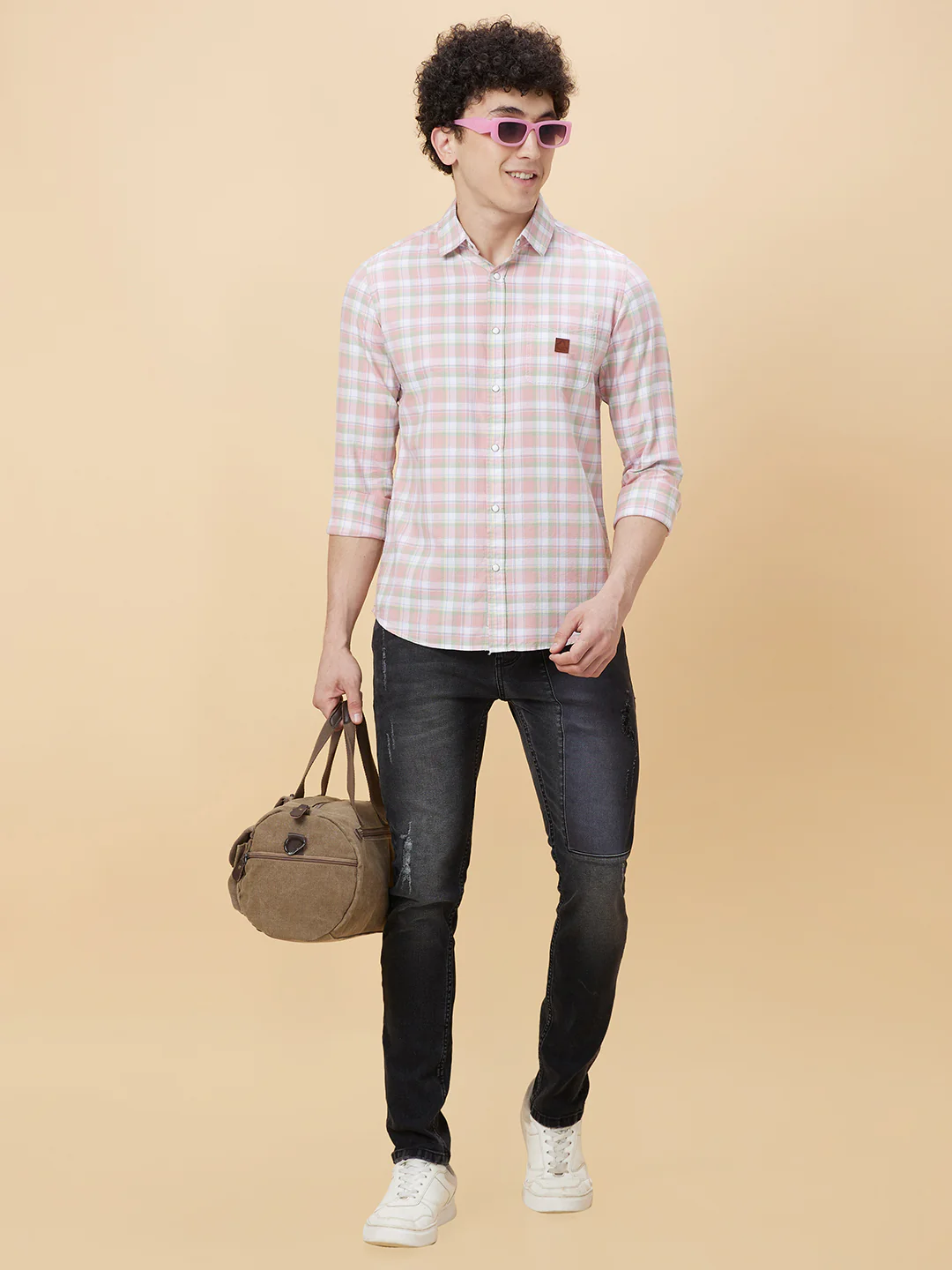Black Slim Fit Denims For Men By Being Human Clothing - Image 6