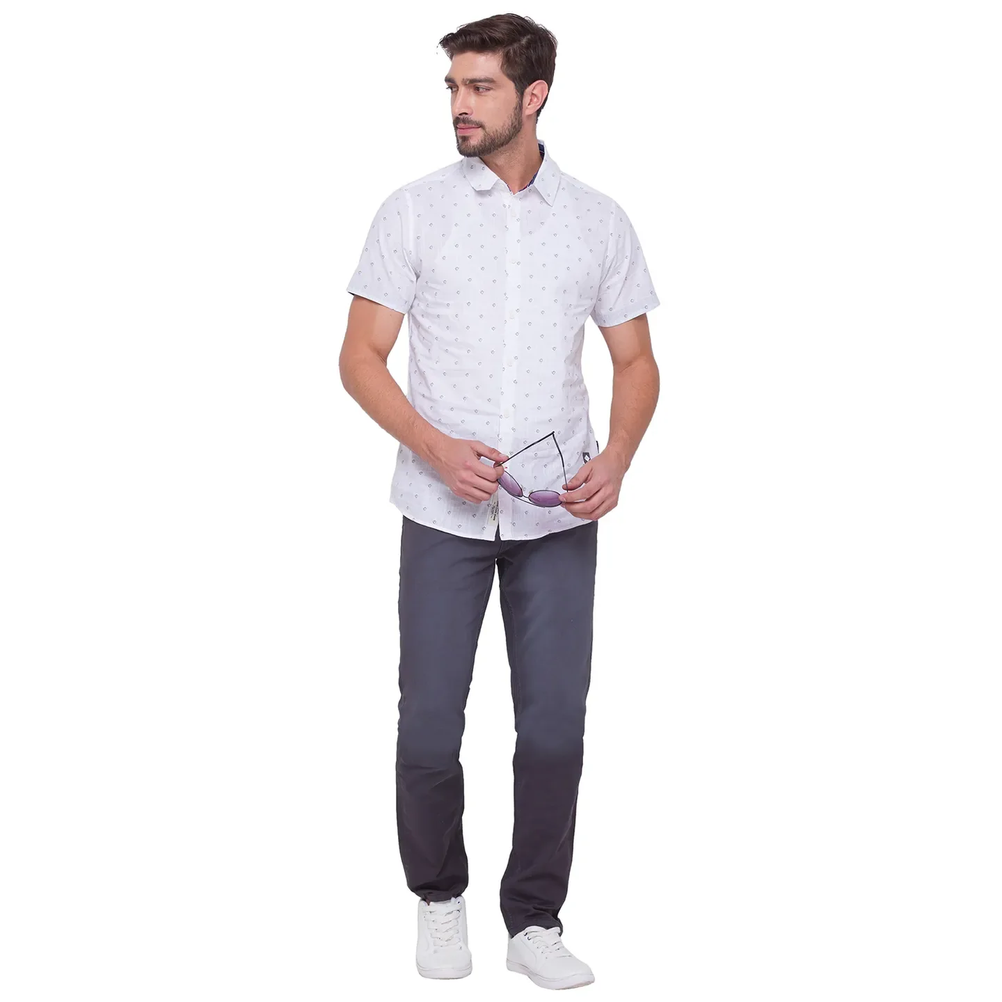 Charcoal Slim Fit Denims For Men By Being Human Clothing - Image 3