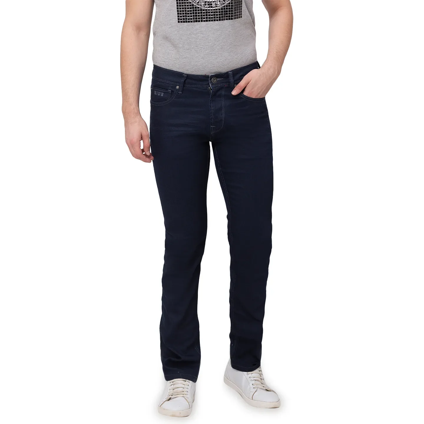 Blue Slim Straight Fit Men's Denims by Being Human Clothing