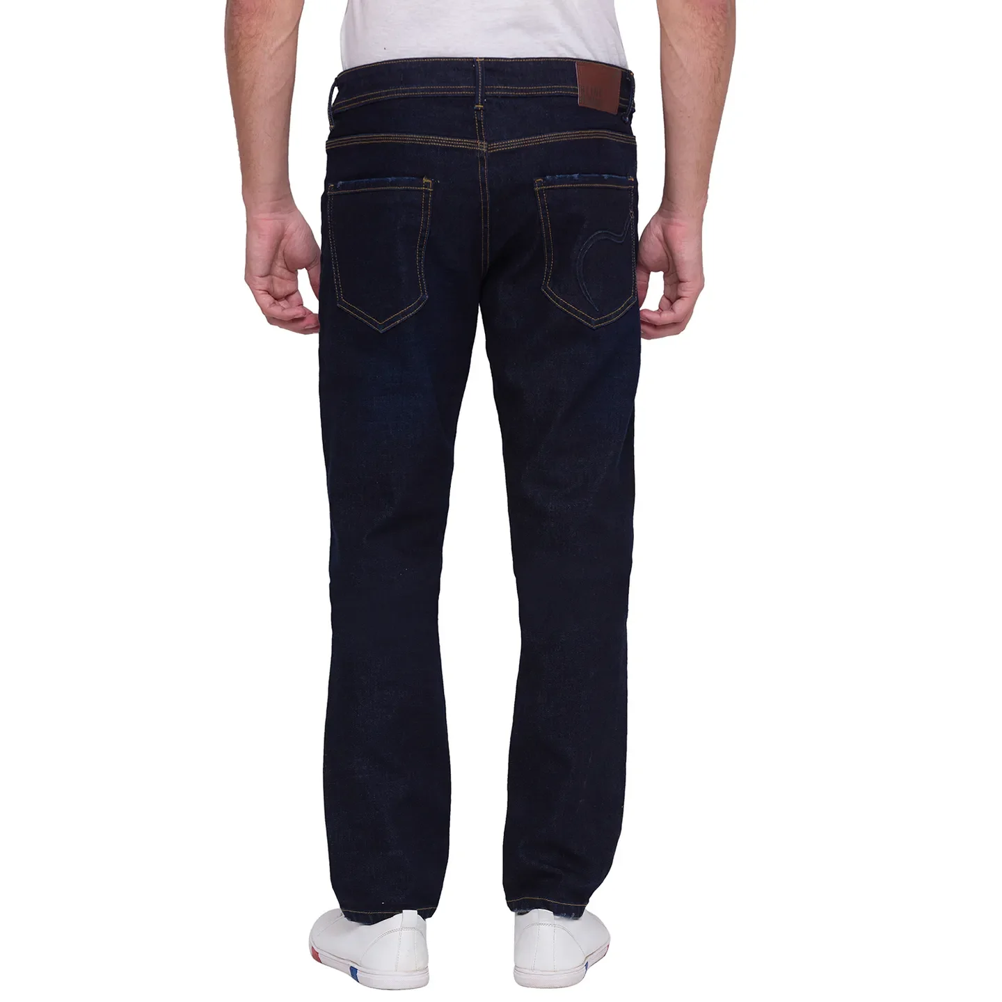 Blue Slim Straight Fit Men's Denims by Being Human Clothing