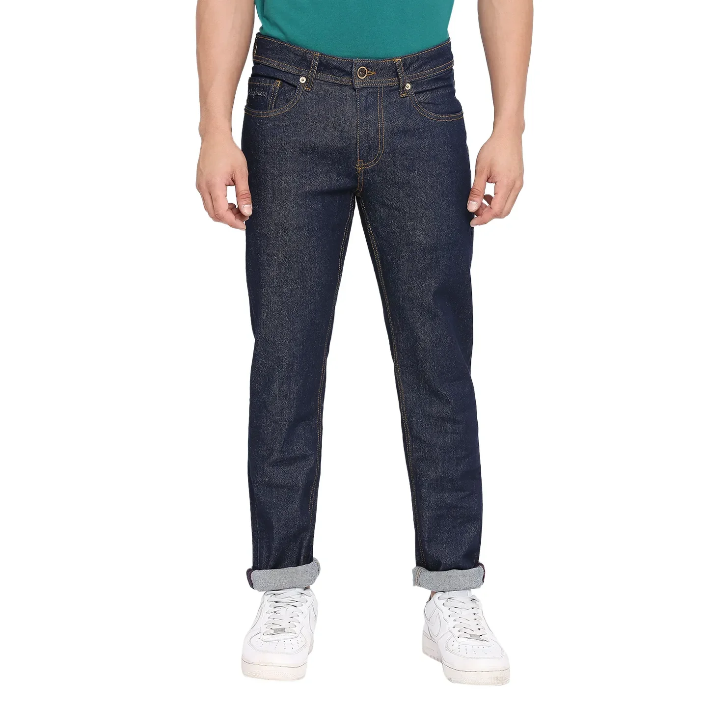 Blue Slim Straight Fit Men's Denims by Being Human Clothing