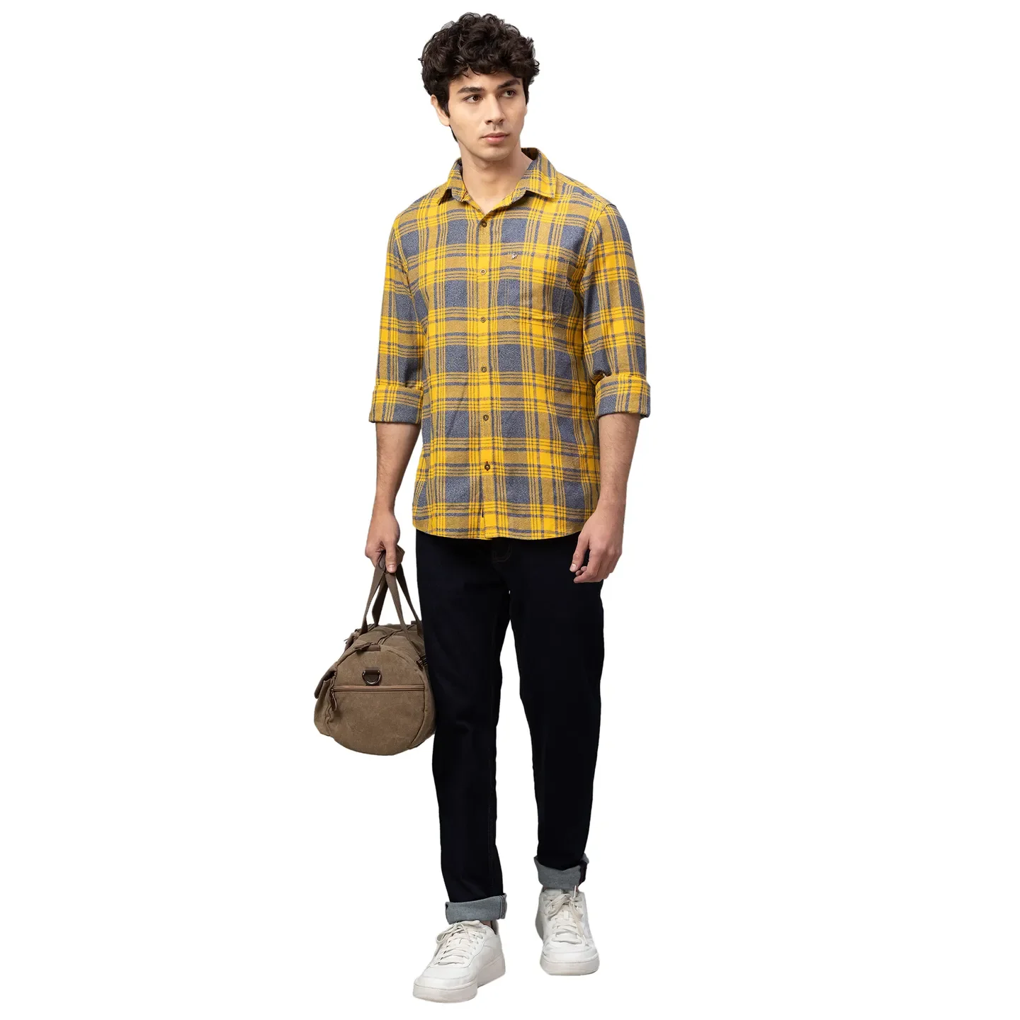 Blue Slim Straight Fit Men's Denims by Being Human Clothing - Image 2