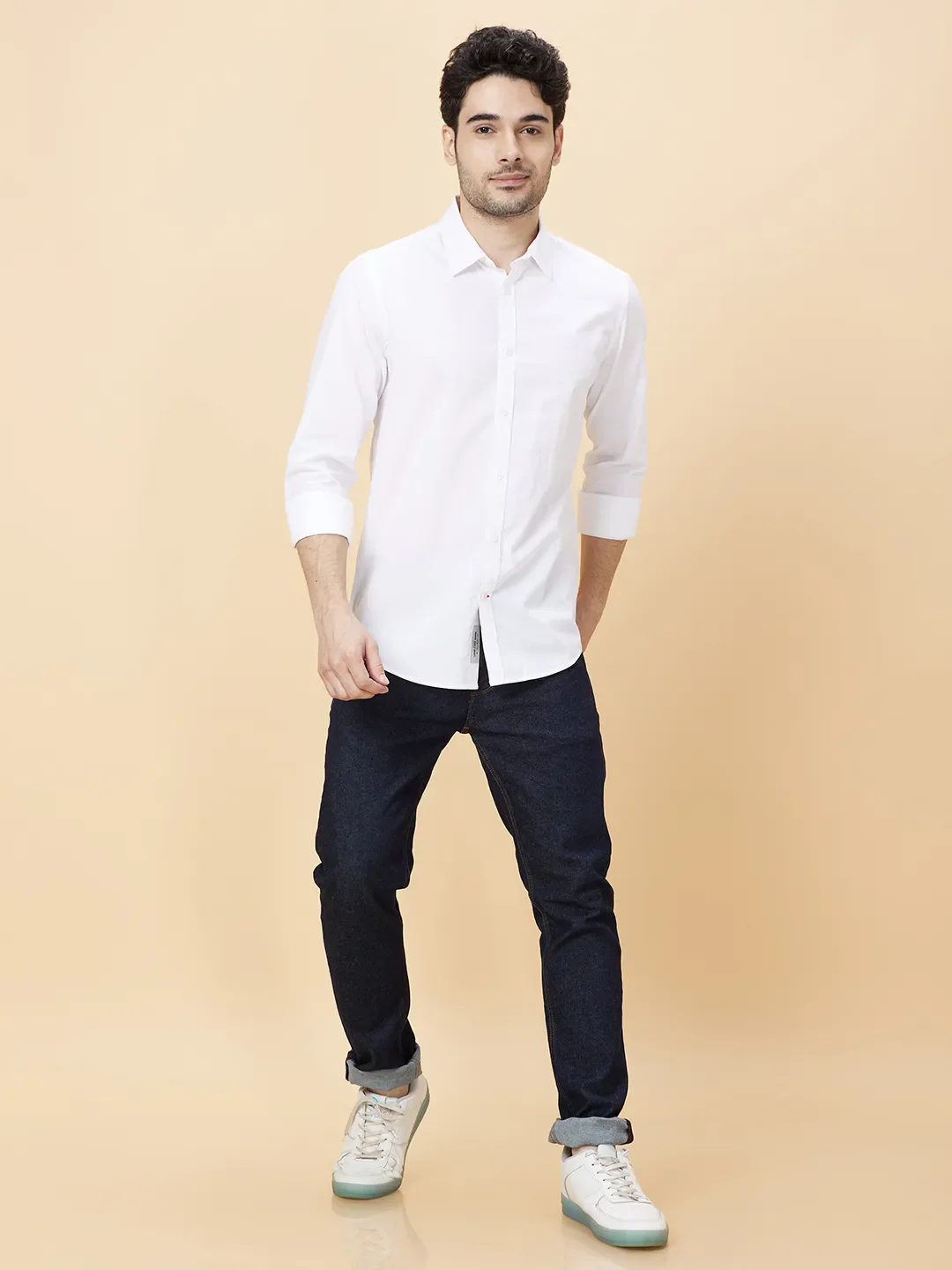 Blue Slim Fit Men's Denims by Being Human Clothing - Image 2