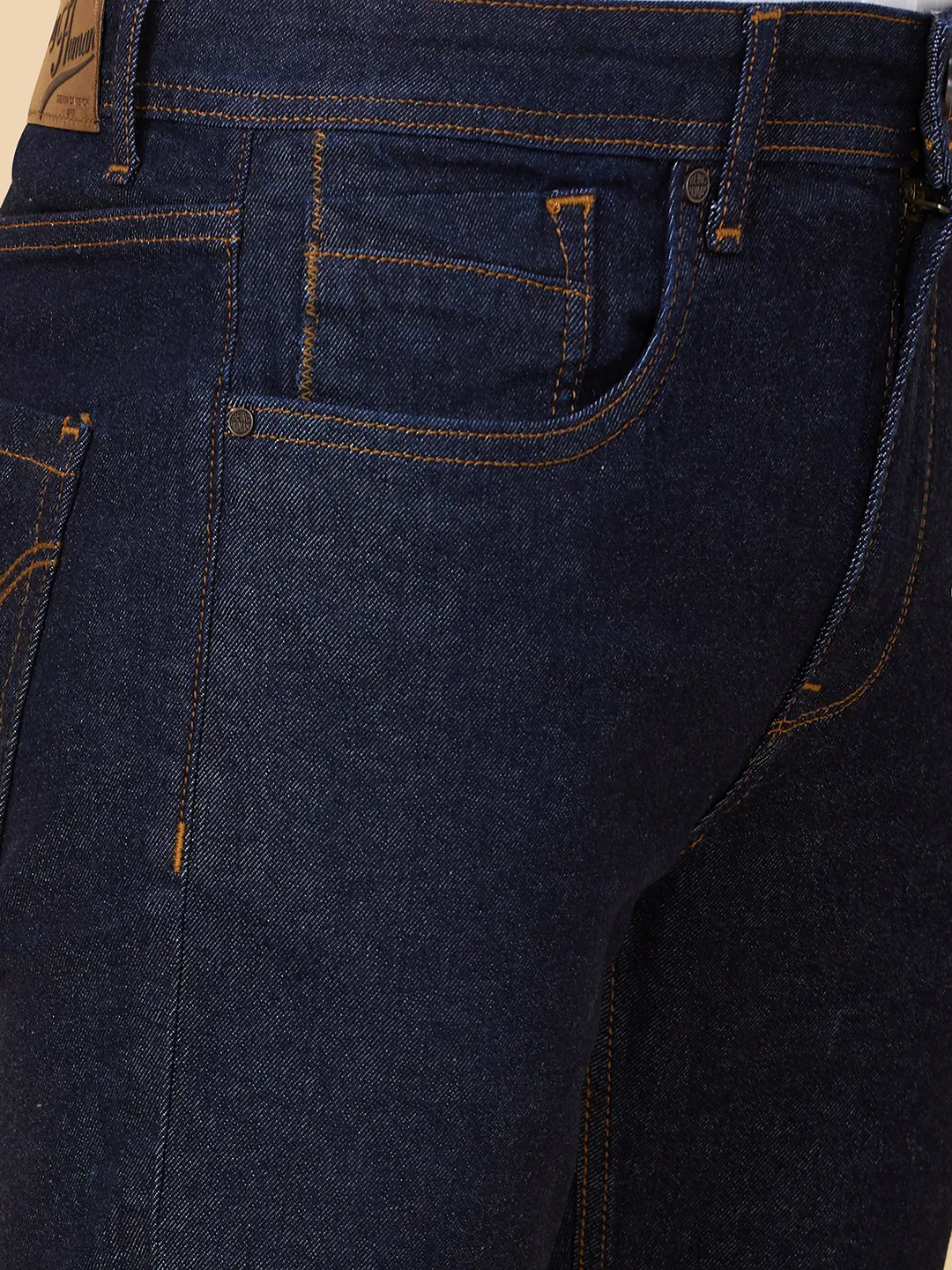 Blue Slim Fit Men's Denims by Being Human Clothing - Image 5