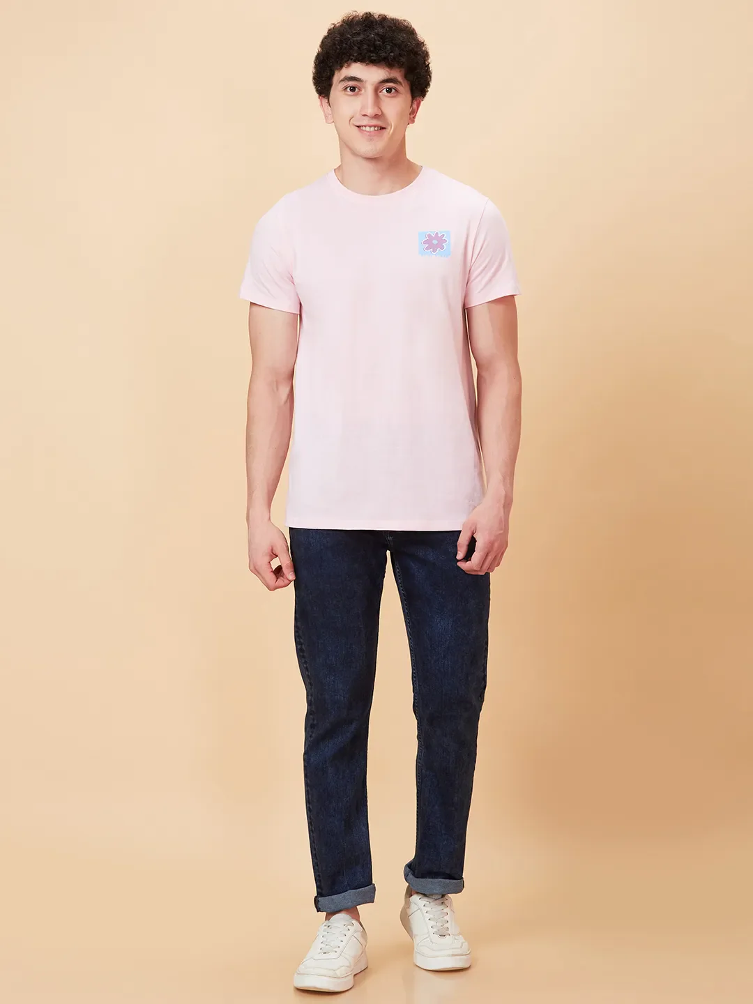 Dark Blue Slim Fit Denims For Men By Being Human Clothing - Image 2