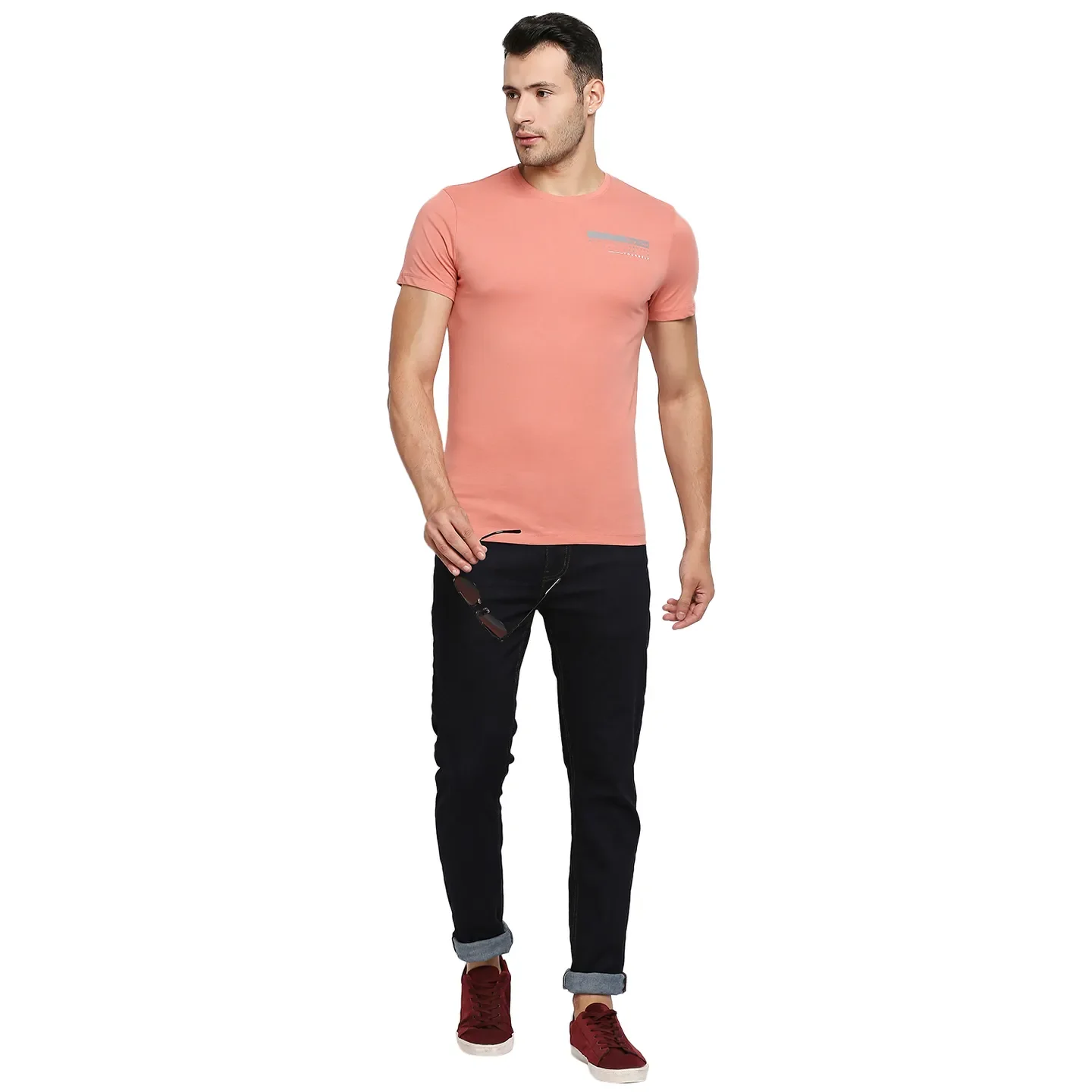 Blue Slim Straight Fit Men's Denims by Being Human Clothing - Image 5