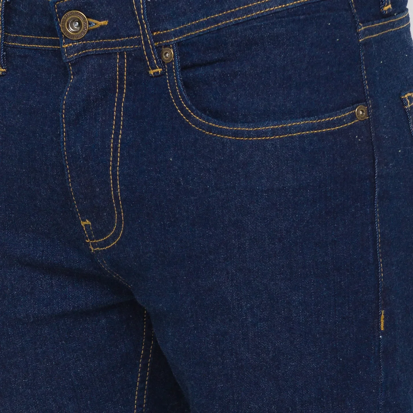 Blue Slim Straight Fit Men's Denims by Being Human Clothing - Image 4