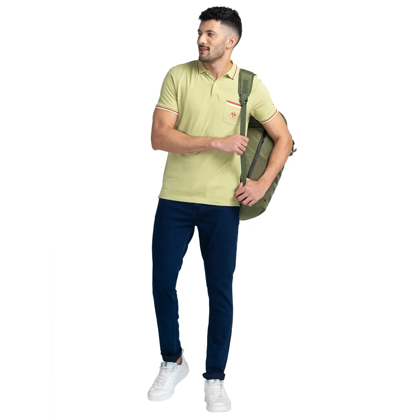 Blue Slim Straight Fit Men's Denims by Being Human Clothing - Image 6