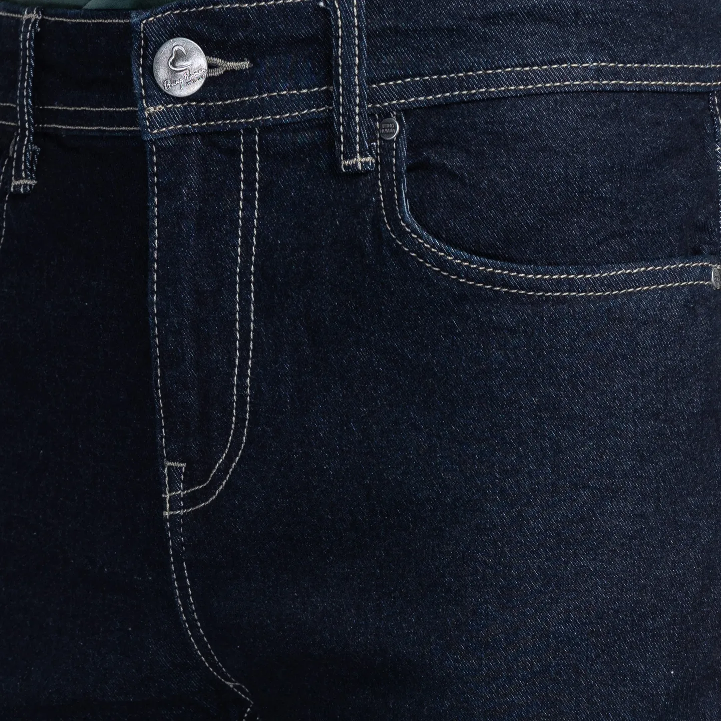 Blue Slim Straight Fit Men's Denims by Being Human Clothing - Image 5