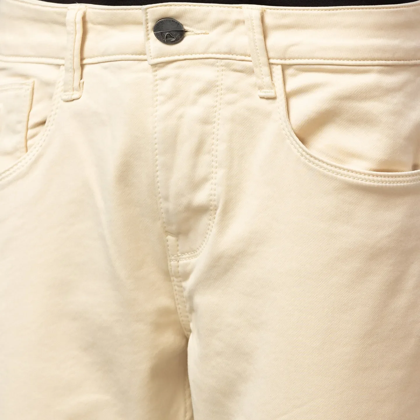 Ecru Boot Cut Fit Denims For Men By Being Human Clothing - Image 5