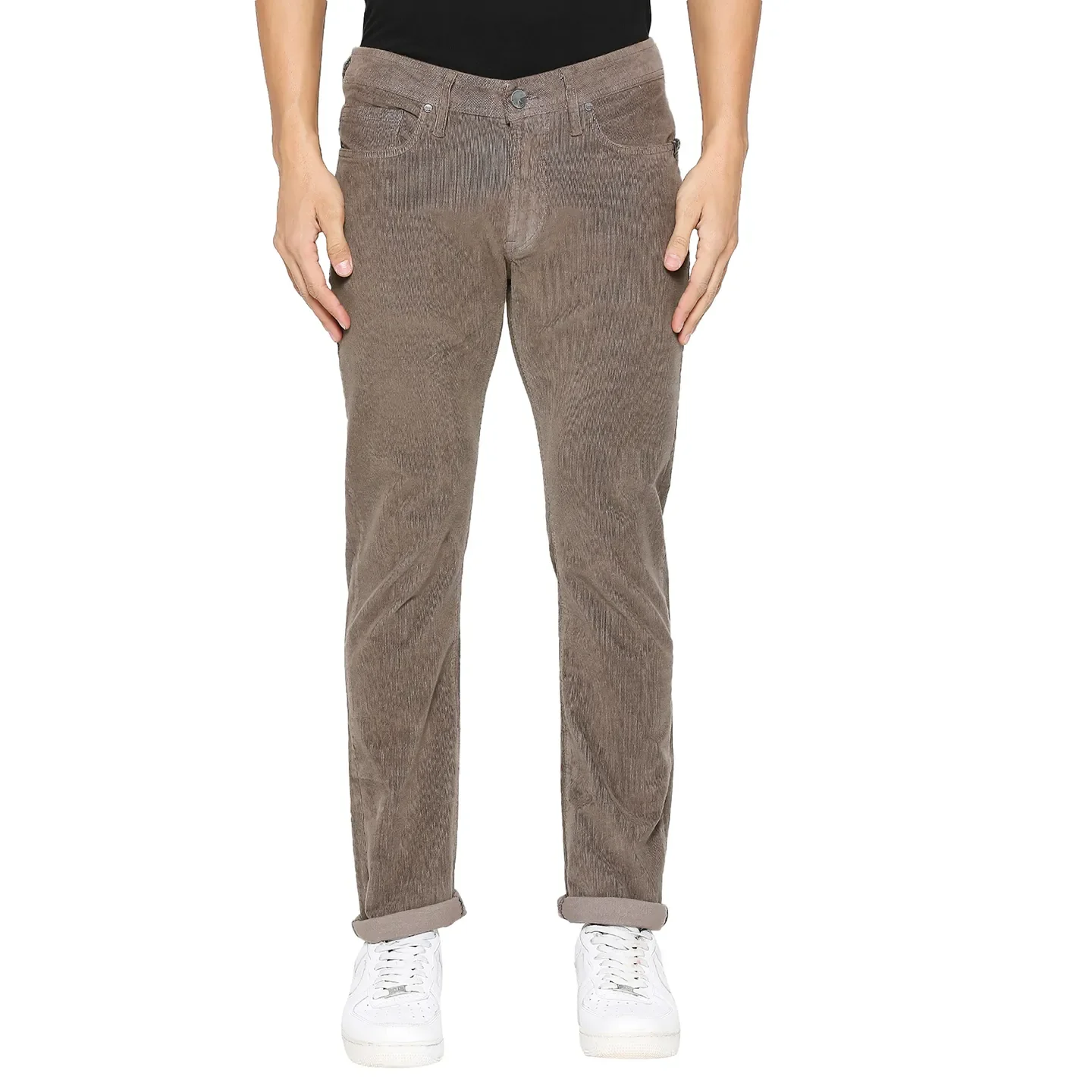 Grey Slim Fit Denims For Men By Being Human Clothing