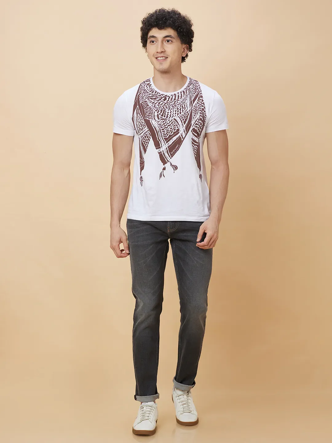 Grey Slim Straight Fit Men's Denims by Being Human Clothing - Image 2