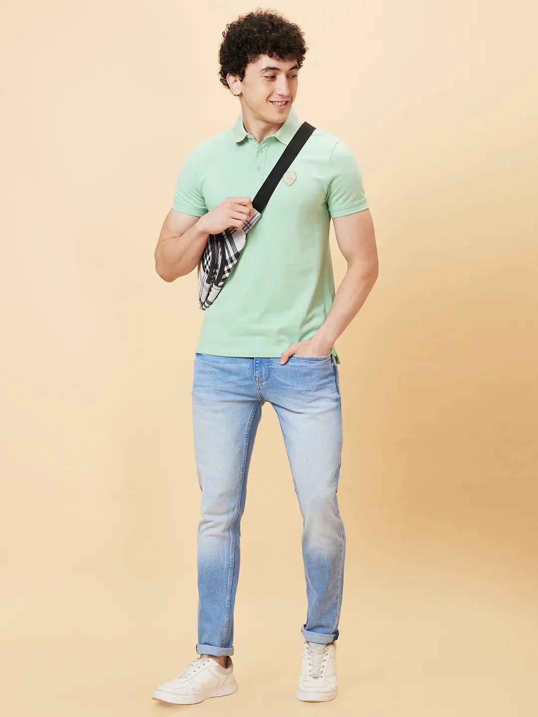 Blue Slim Fit Men's Denims by Being Human Clothing - Image 2