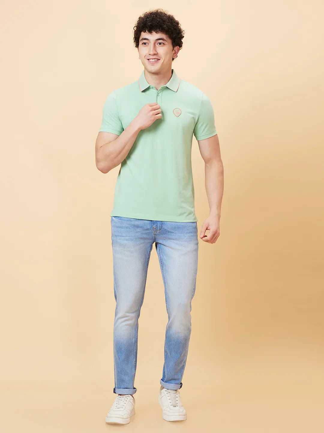 Blue Slim Fit Men's Denims by Being Human Clothing - Image 6