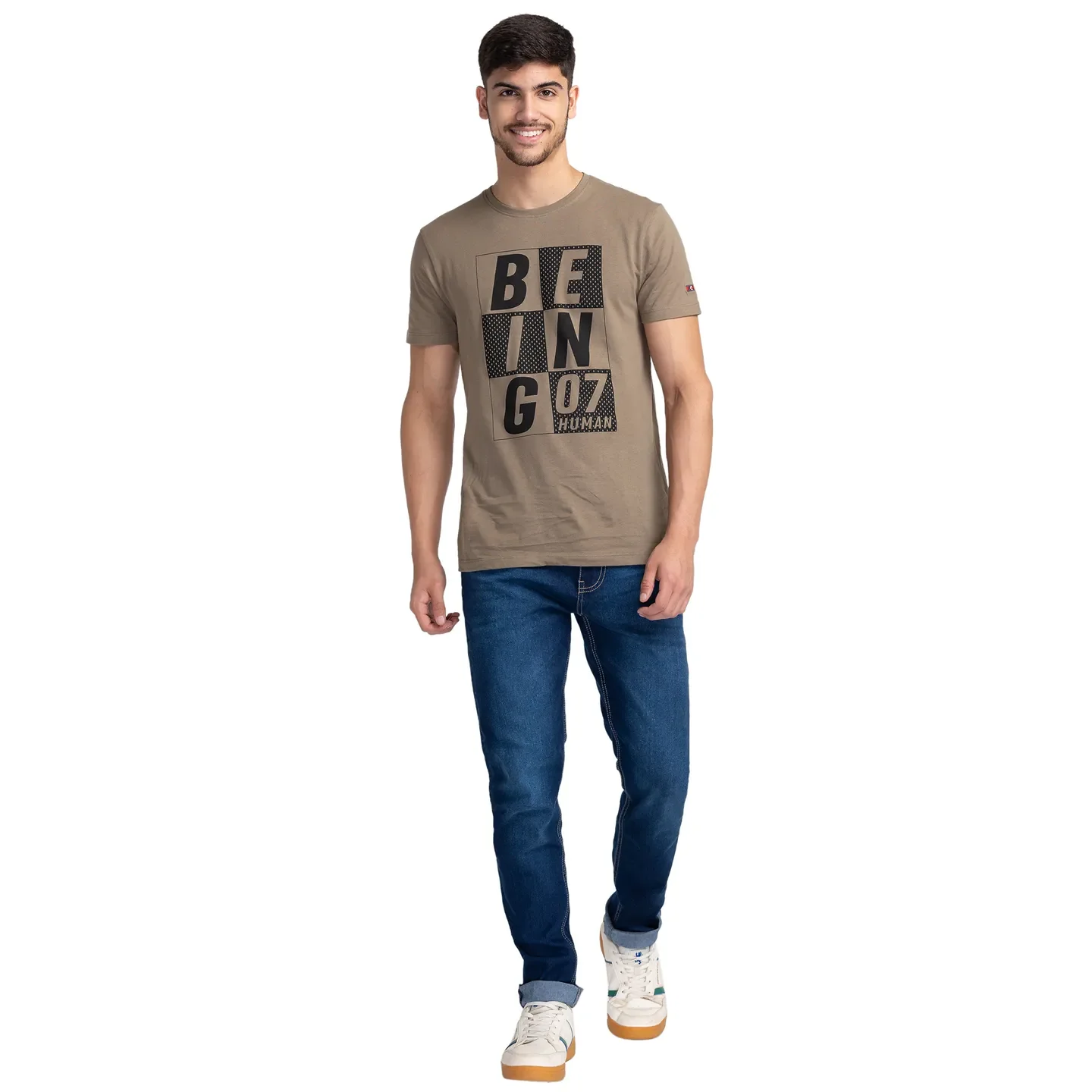 Blue Slim Straight Fit Men's Denims by Being Human Clothing - Image 2