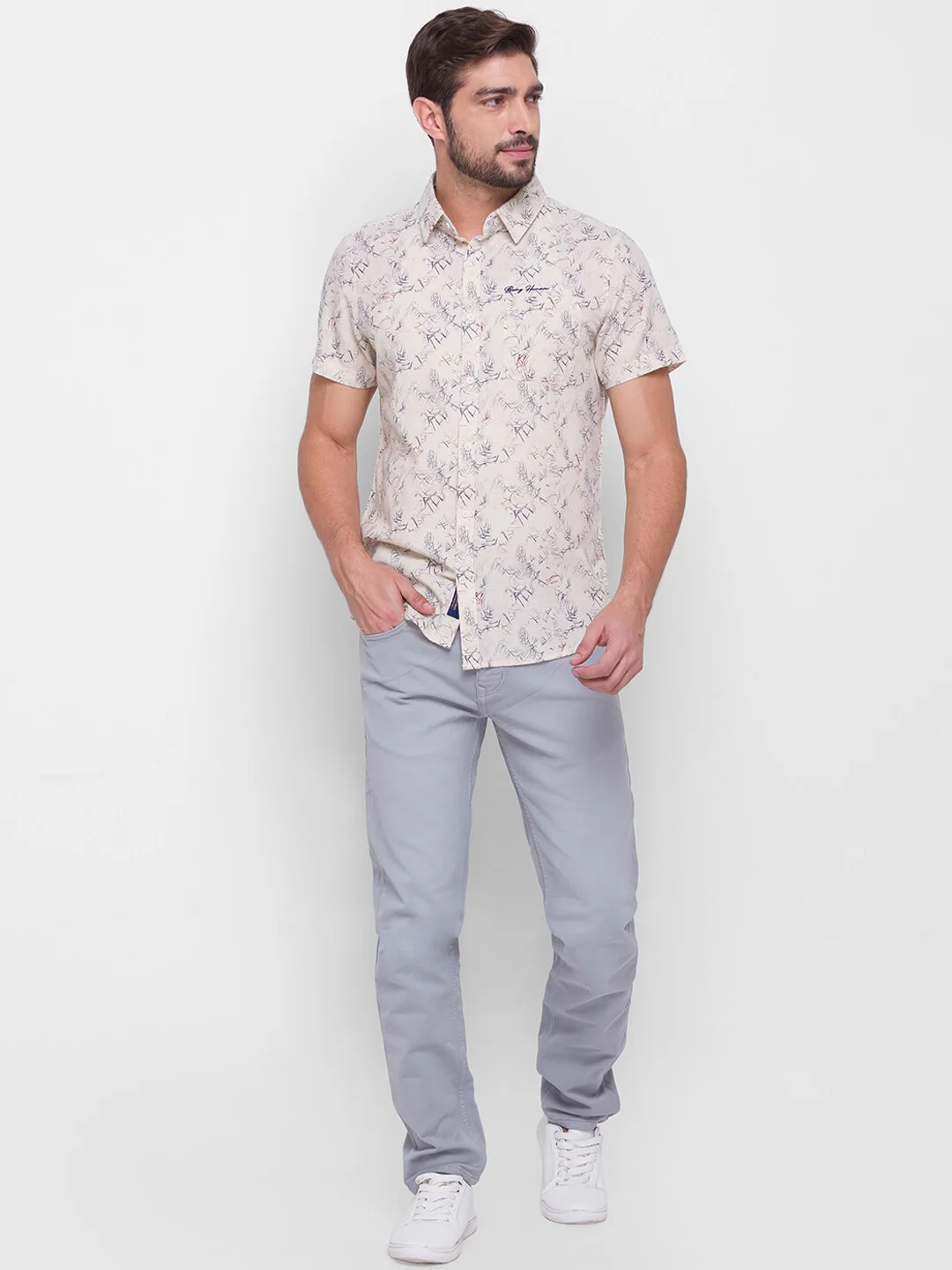 Steel Slim Fit Denims For Men By Being Human Clothing - Image 4