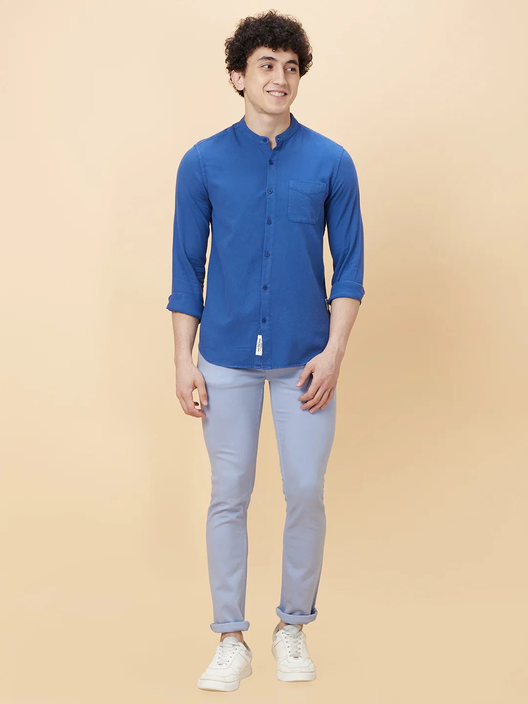 Grey Slim Fit Men's Denims by Being Human Clothing - Image 2