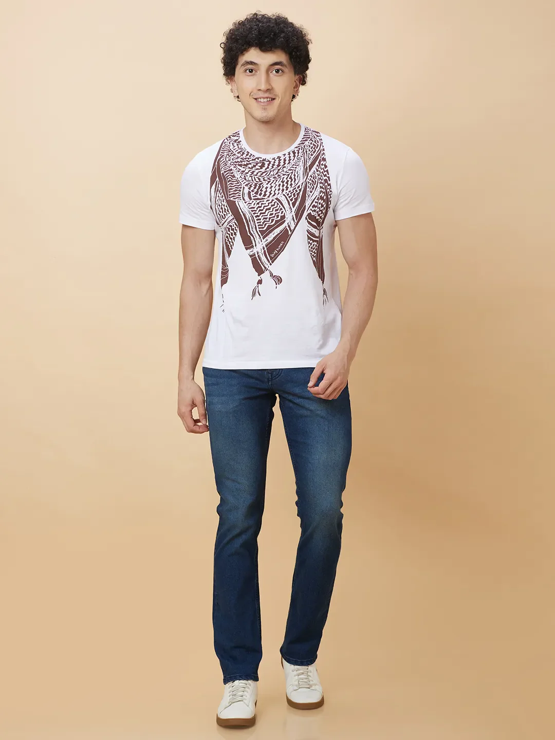 Blue Slim Straight Fit Men's Denims by Being Human Clothing - Image 2