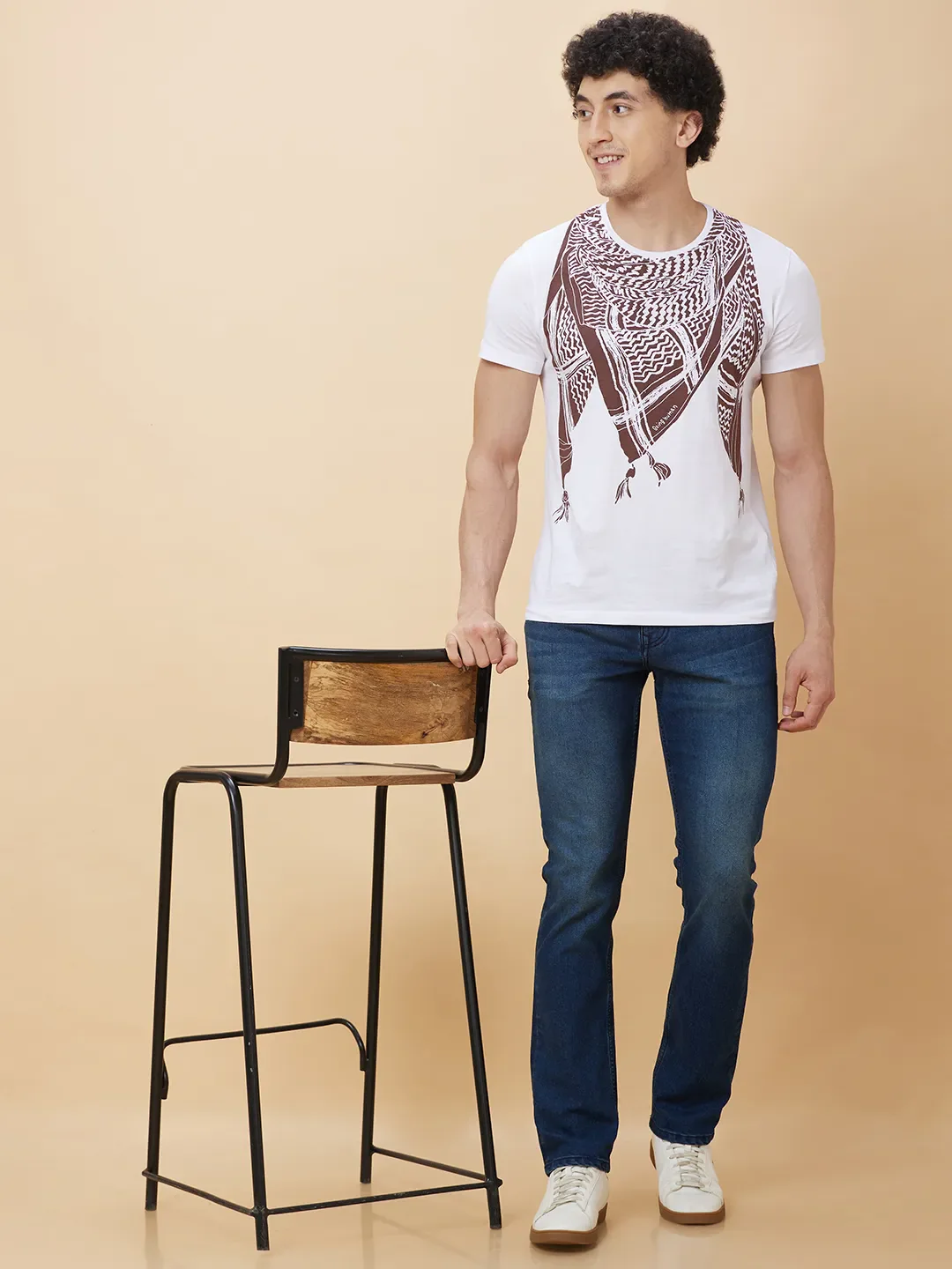 Blue Slim Straight Fit Men's Denims by Being Human Clothing - Image 6