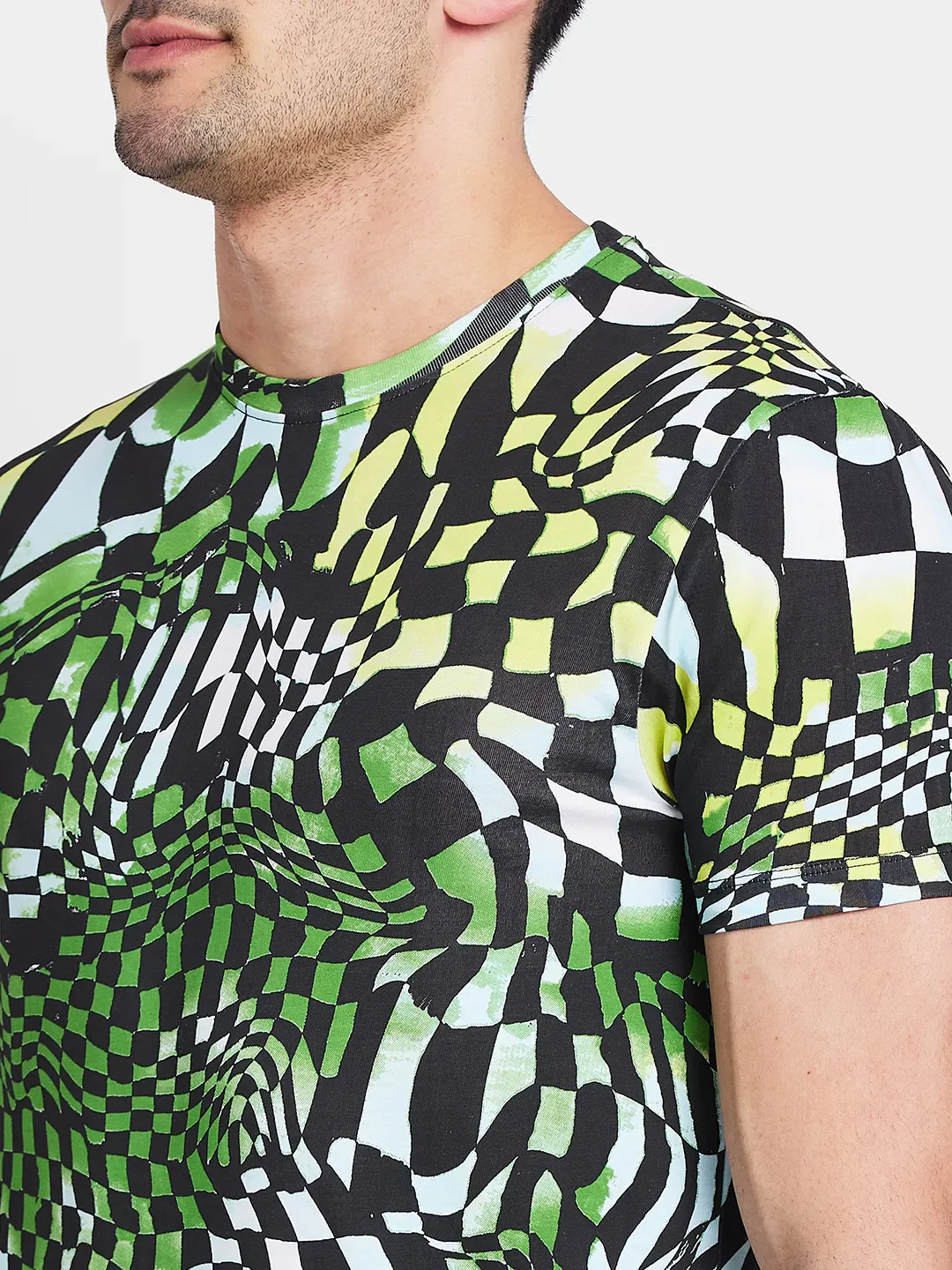 Moss Regular Fit Round Neck Men's T-Shirt by Being Human Clothing - Image 5