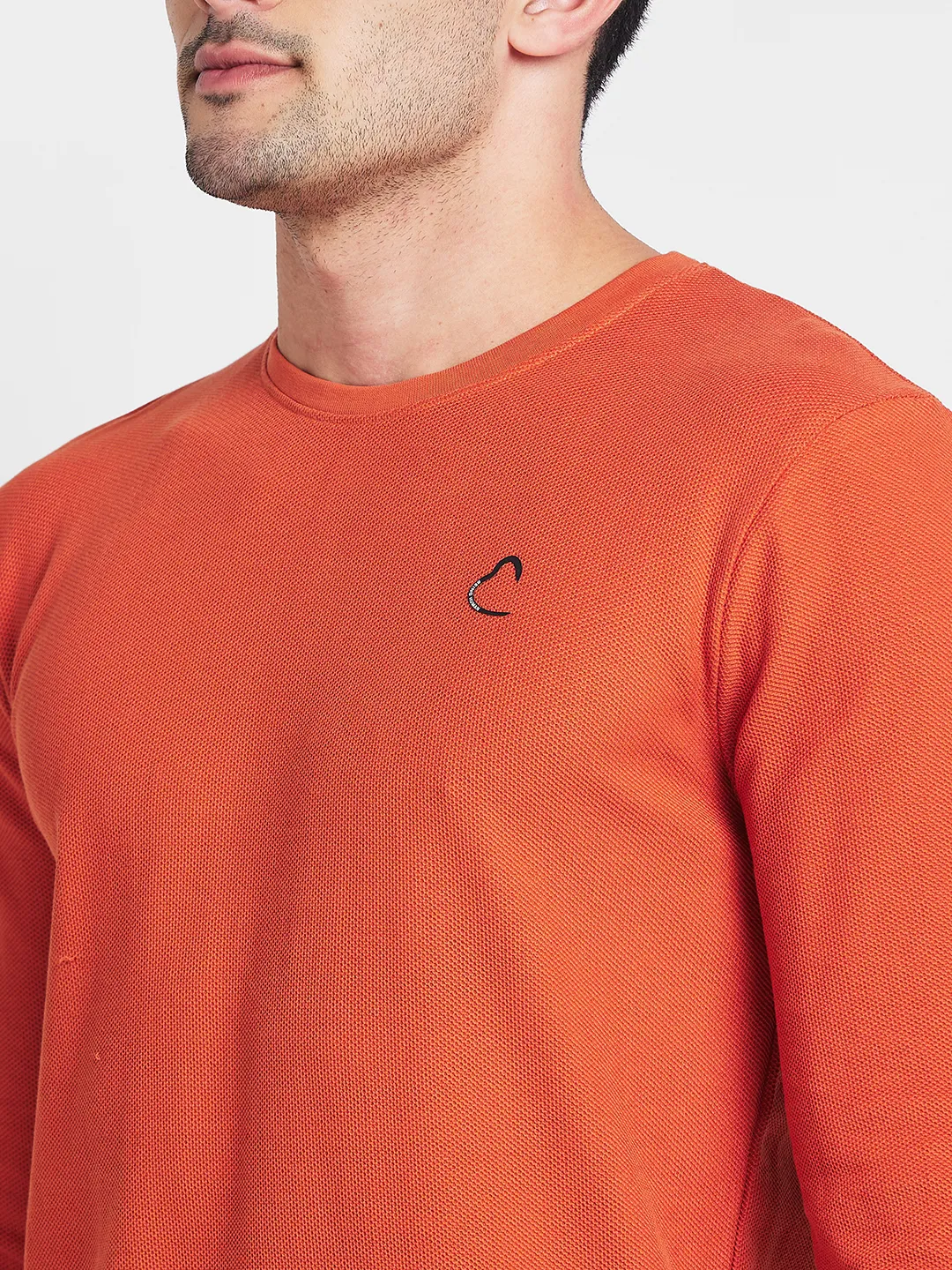 Rust Regular Fit Round Neck Men's T-Shirt by Being Human Clothing - Image 5
