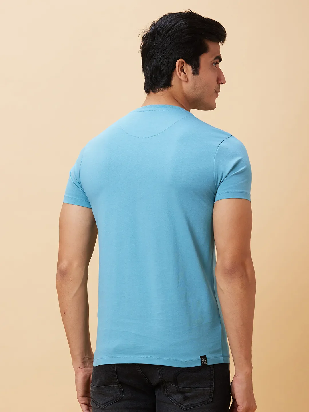 Still Water Regular Fit Round Neck Men's T-Shirt by Being Human Clothing - Image 2