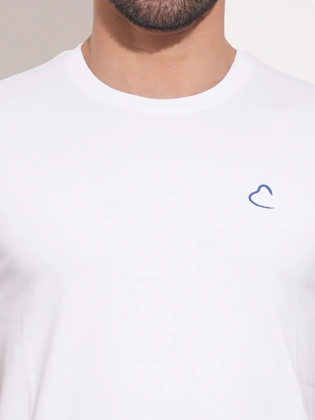 White Regular Fit Men's Short Sleeves T-Shirt by Being Human Clothing - Image 7