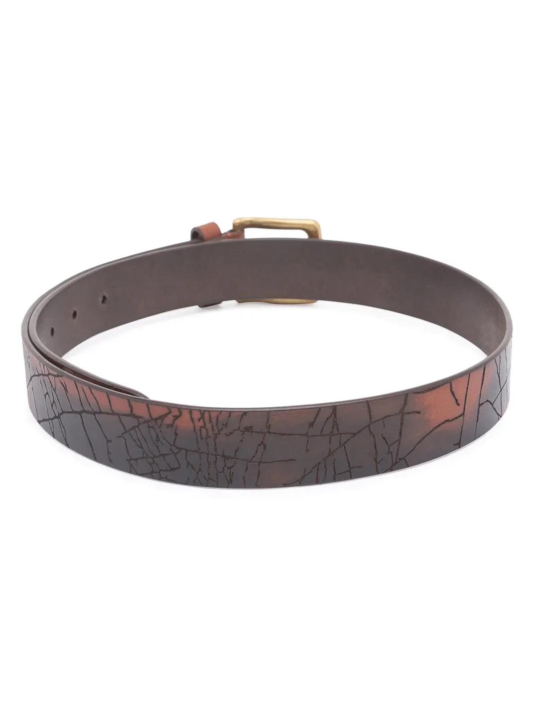 Tan Leather Men's Belt By Being Human Clothing - Image 2