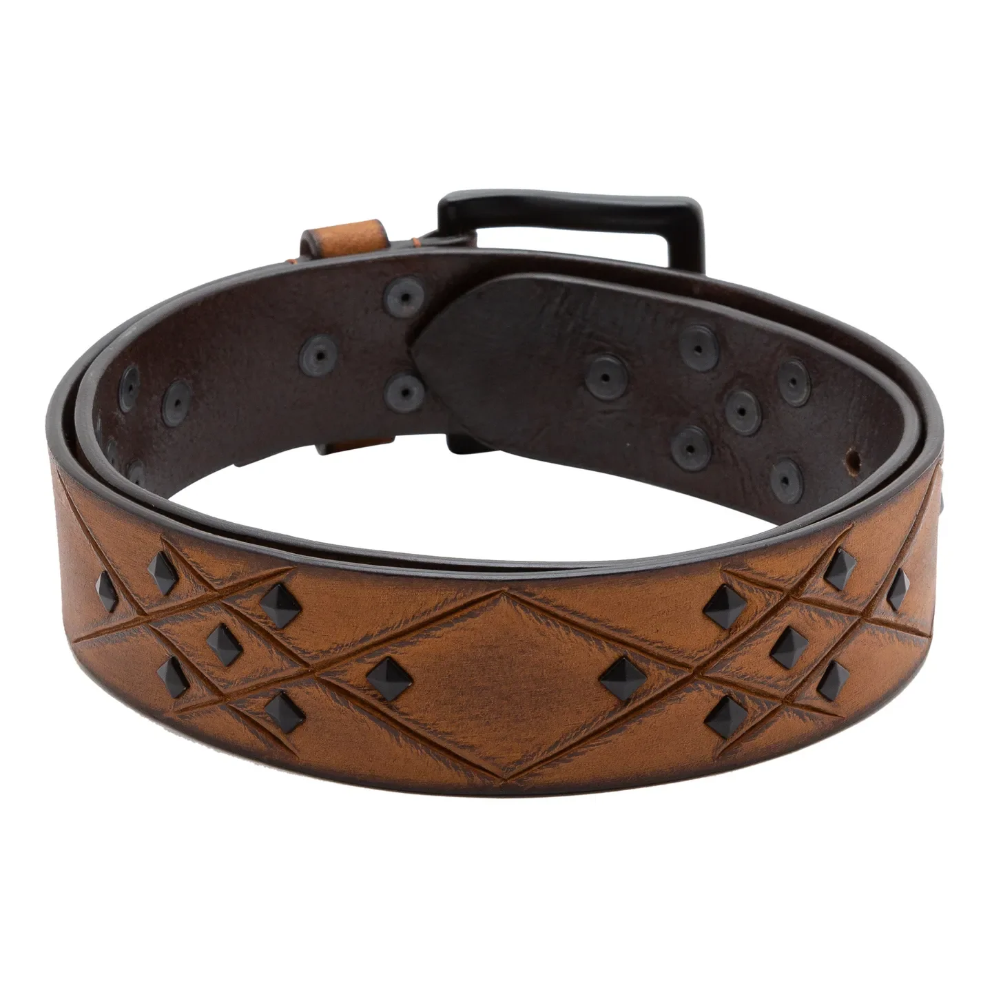 Tan Leather Men's Belt By Being Human Clothing - Image 2