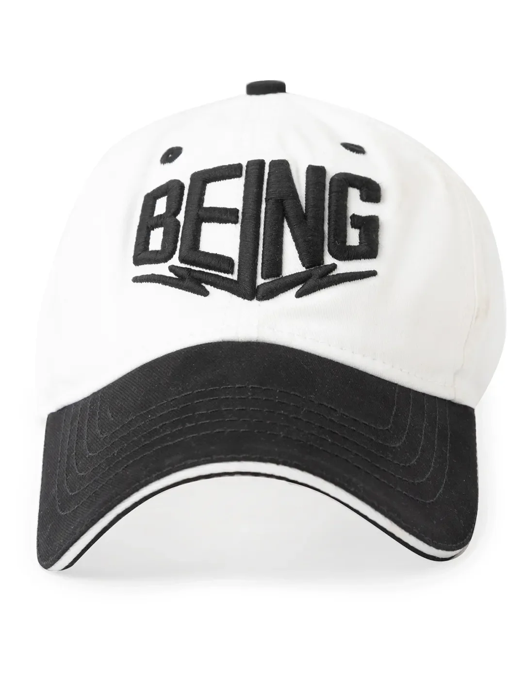 White Unisex Cap by Being Human Clothing