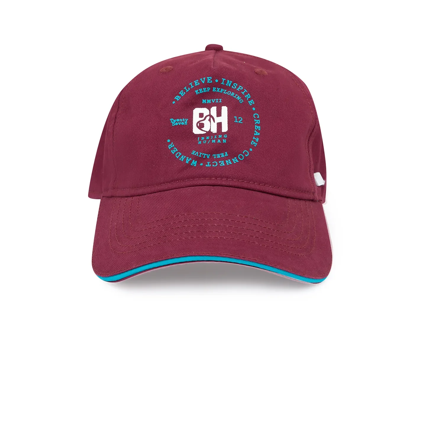 Wine Cotton Unisex Cap by Being Human Clothing - Image 2