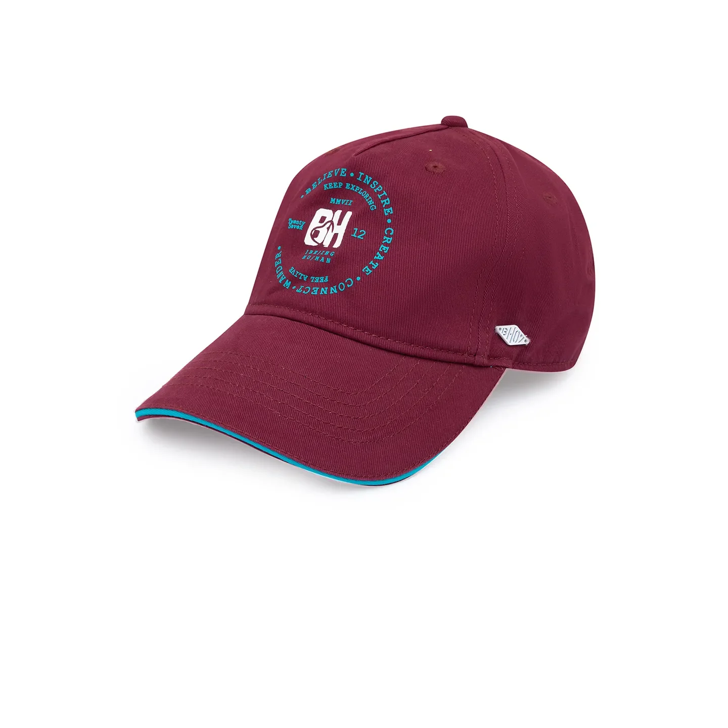 Wine Cotton Unisex Cap by Being Human Clothing - Image 4