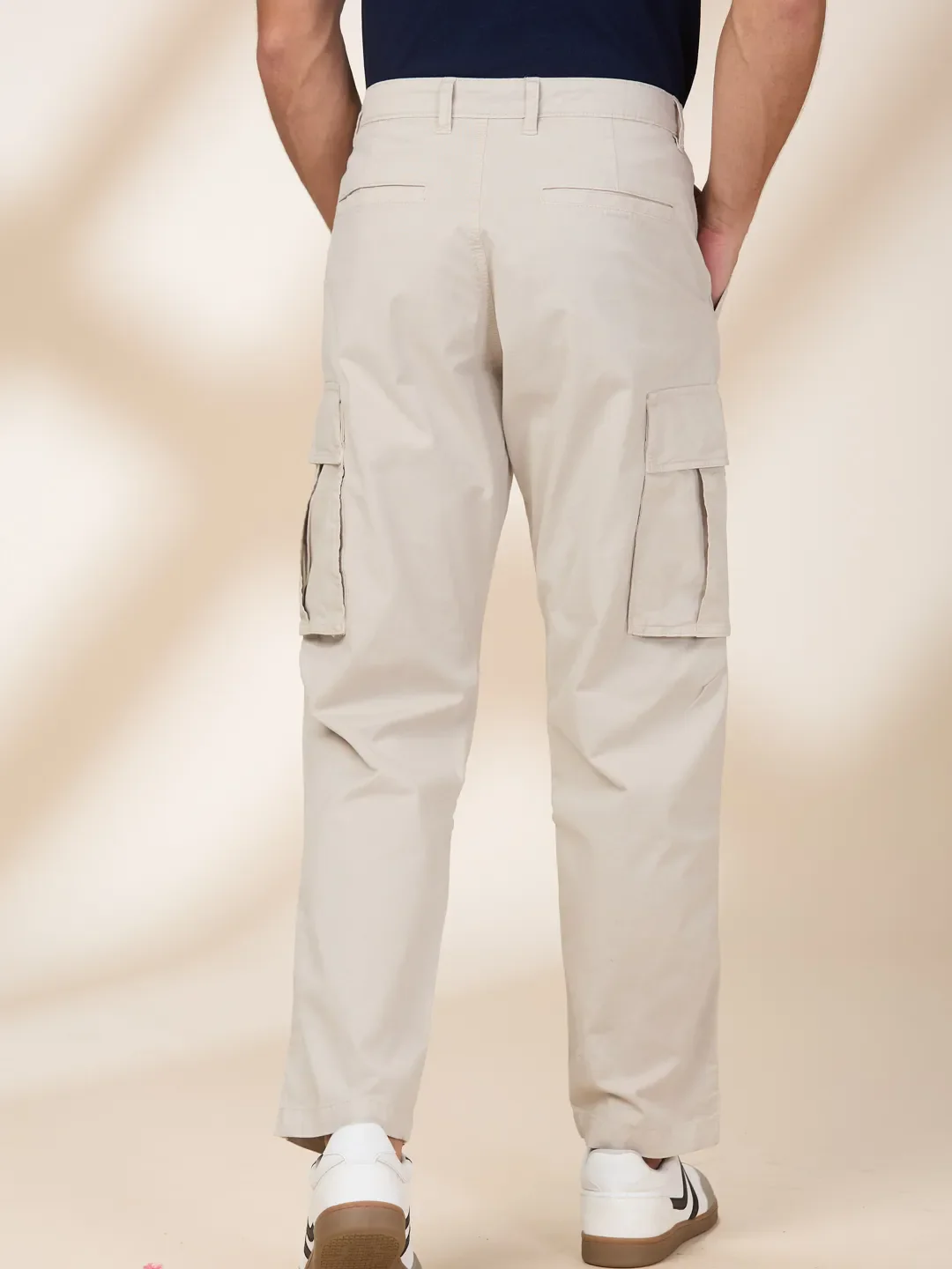 Stone Slim Fit Cargos for Men By Being Human Clothing - Image 3