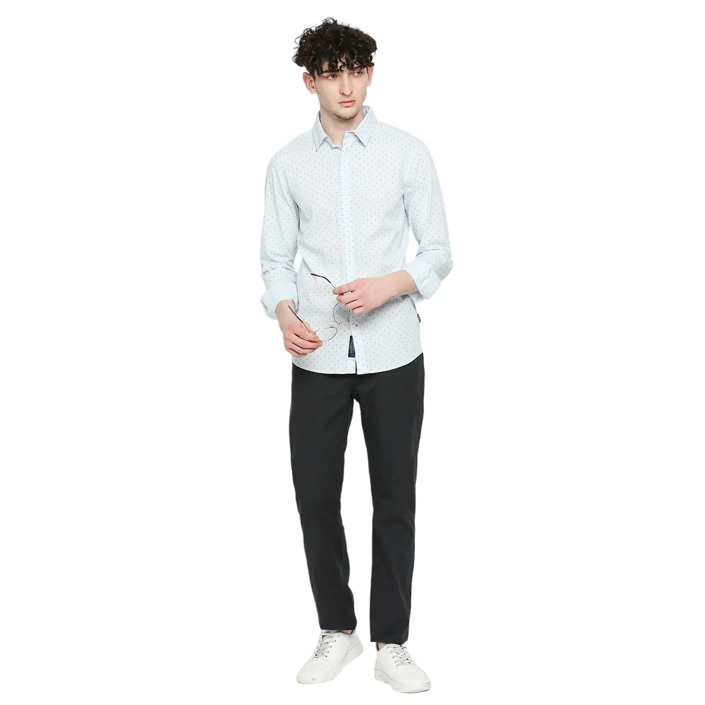 Black Slim Fit Men's Chinos by Being Human Clothing - Image 6