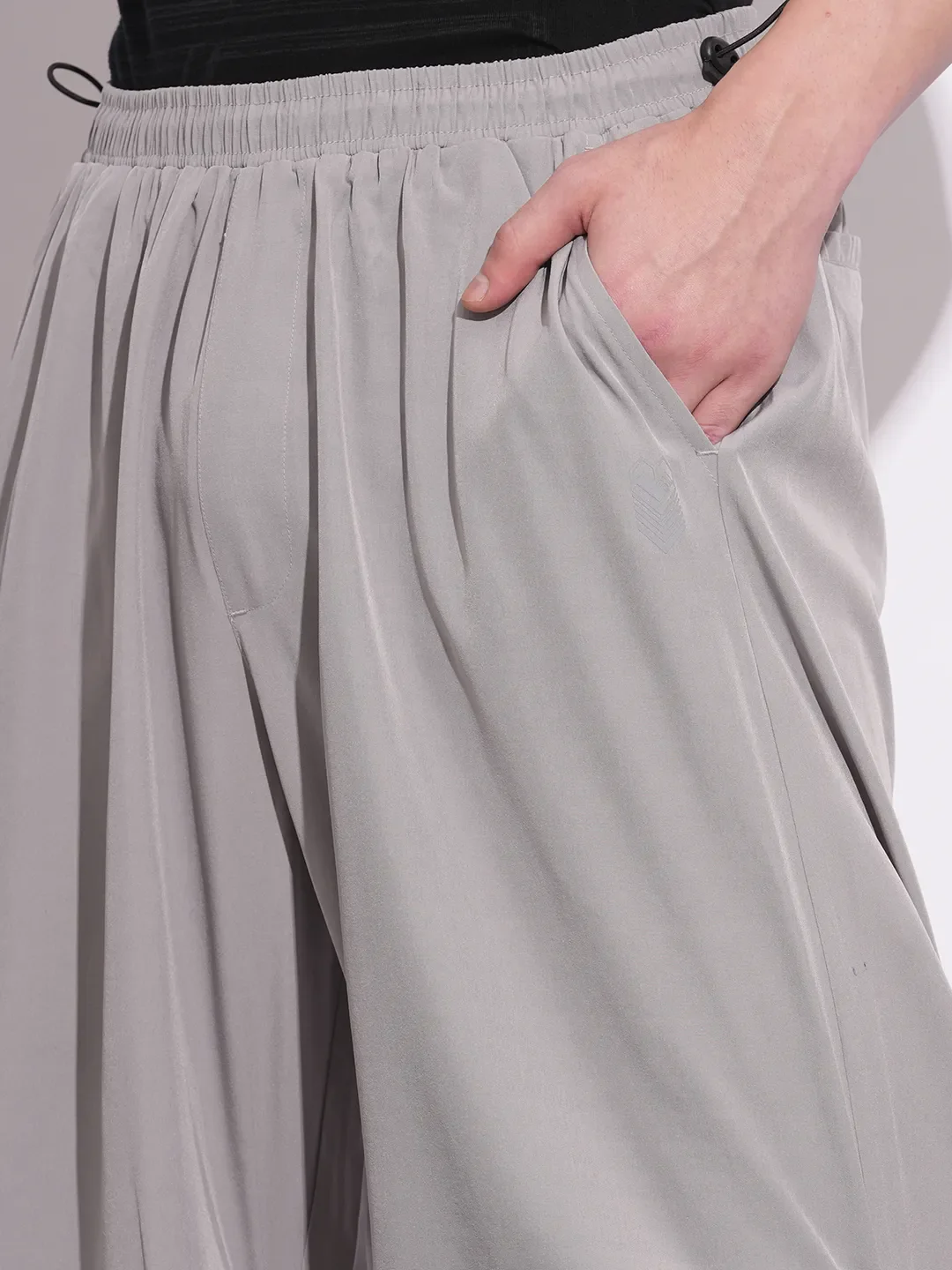 Grey Easy Fit Chinos For Men By Being Human Clothing - Image 5