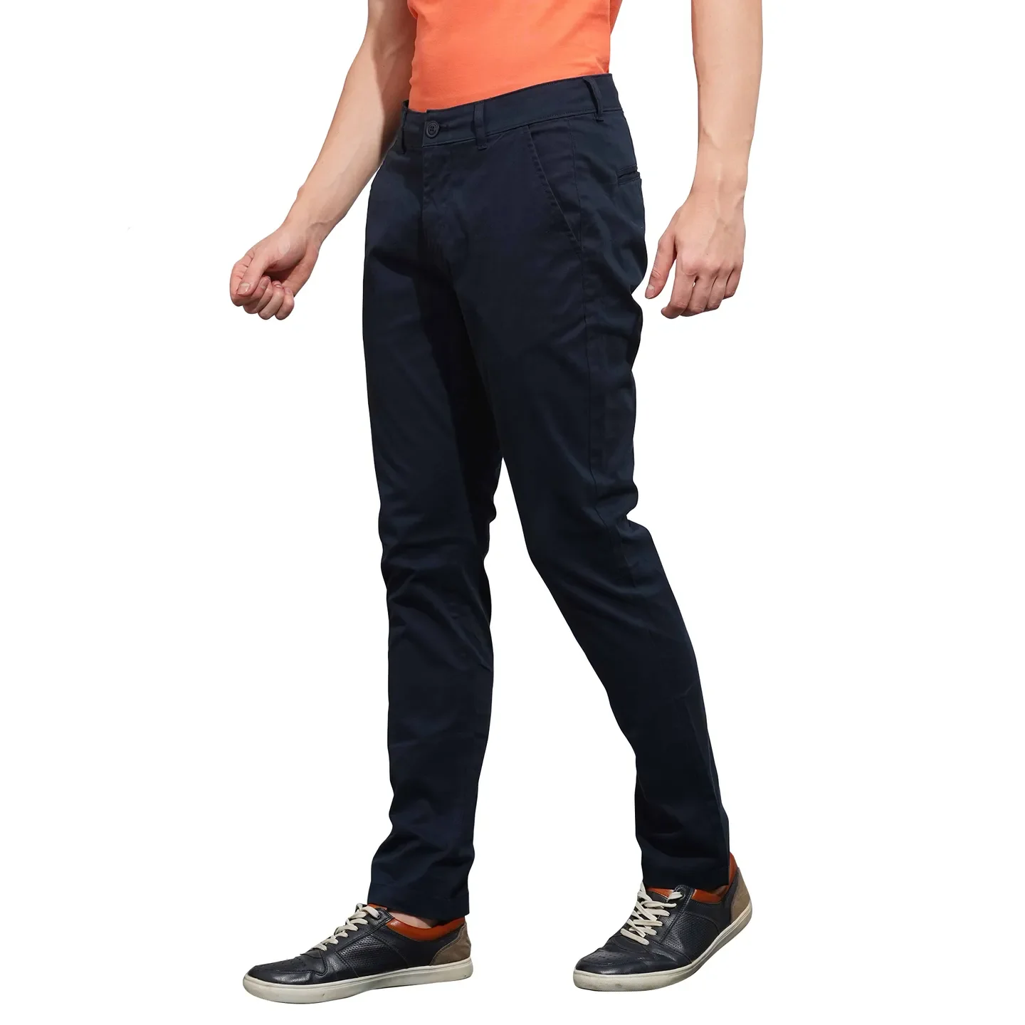 Blue Men's Chinos by Being Human Clothing - Image 2