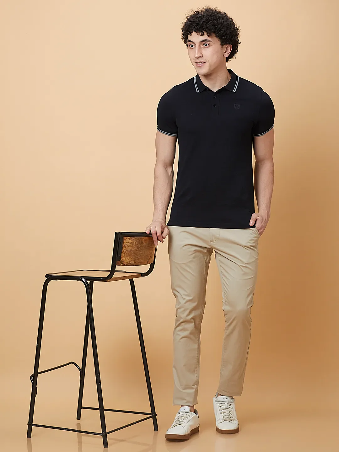 Stone Slim Fit Chinos For Men By Being Human Clothing - Image 6