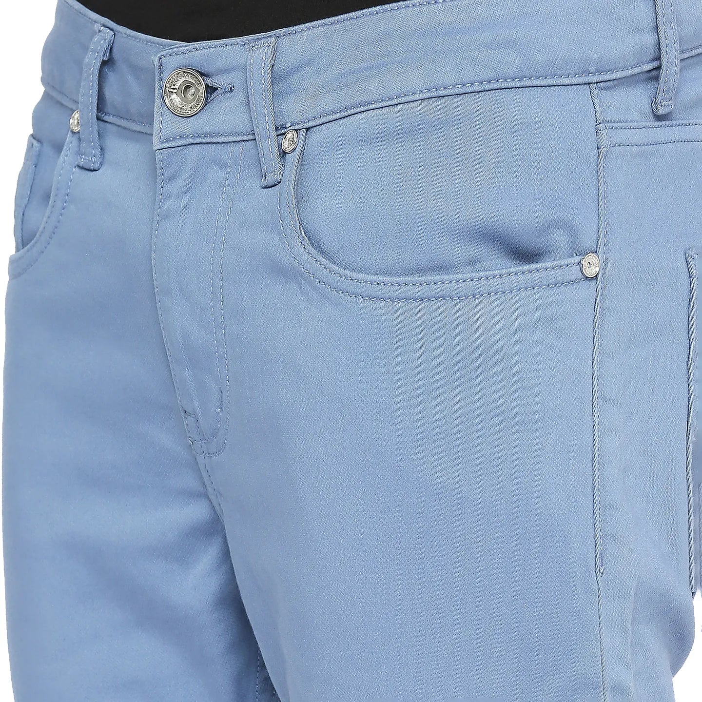 Blue Skinny Fit Men's Denims by Being Human Clothing - Image 5