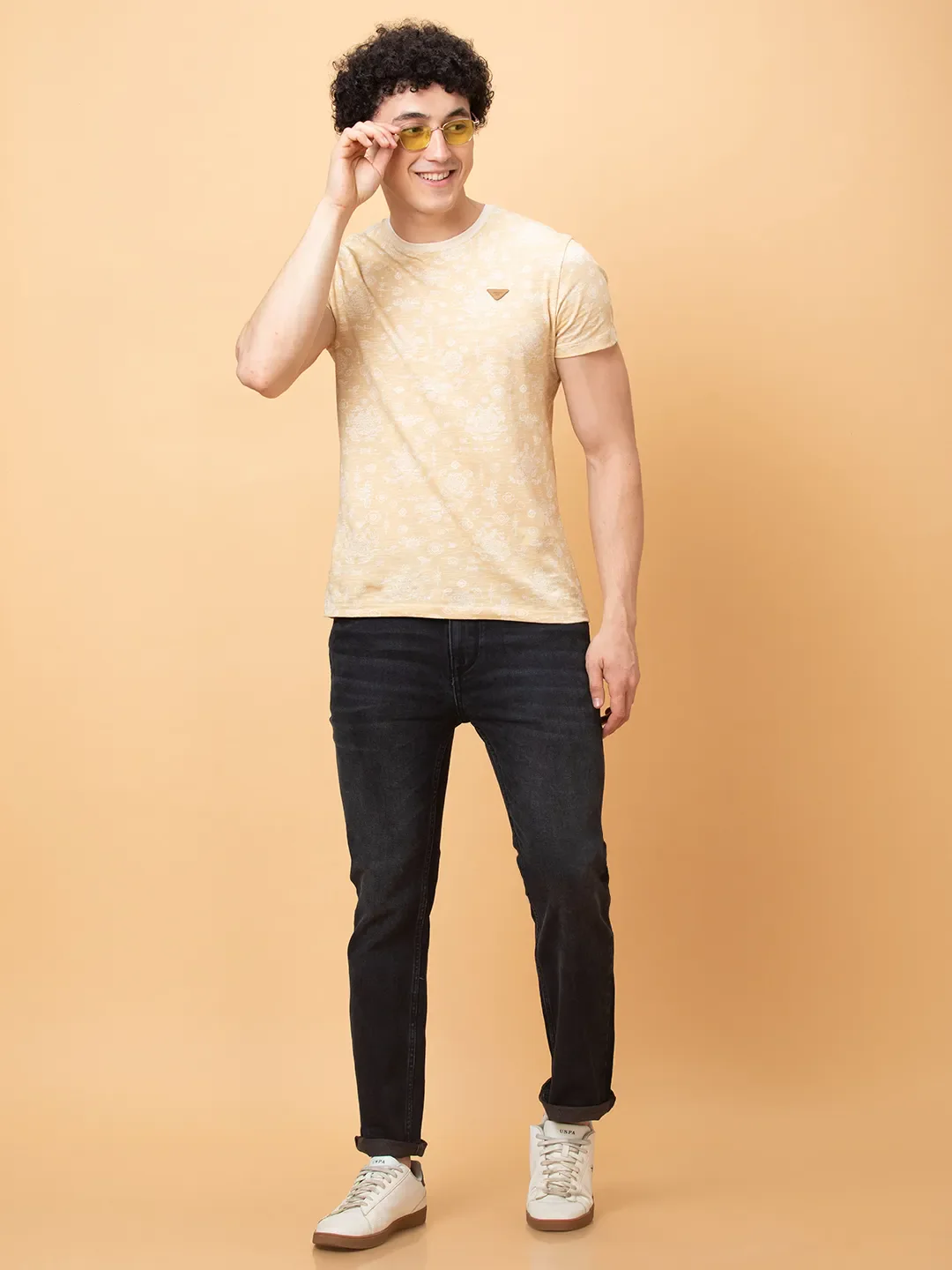 Black Straight Fit Men's Denims by Being Human Clothing - Image 6