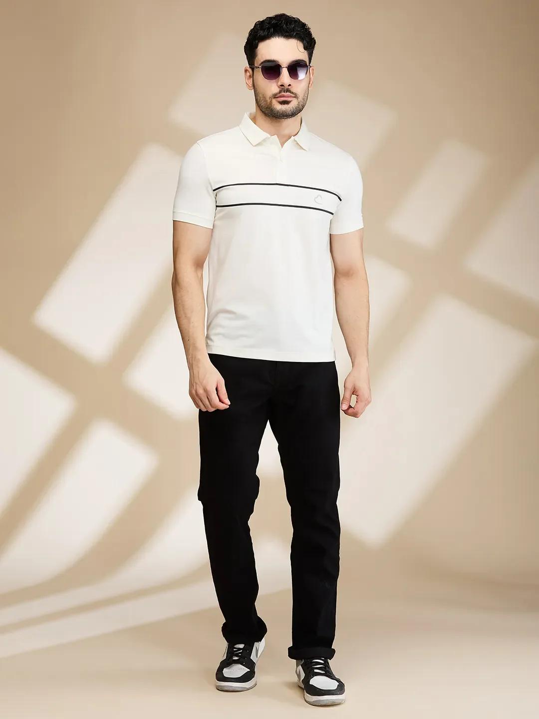 Black Straight Fit Men's Denims by Being Human Clothing - Image 6