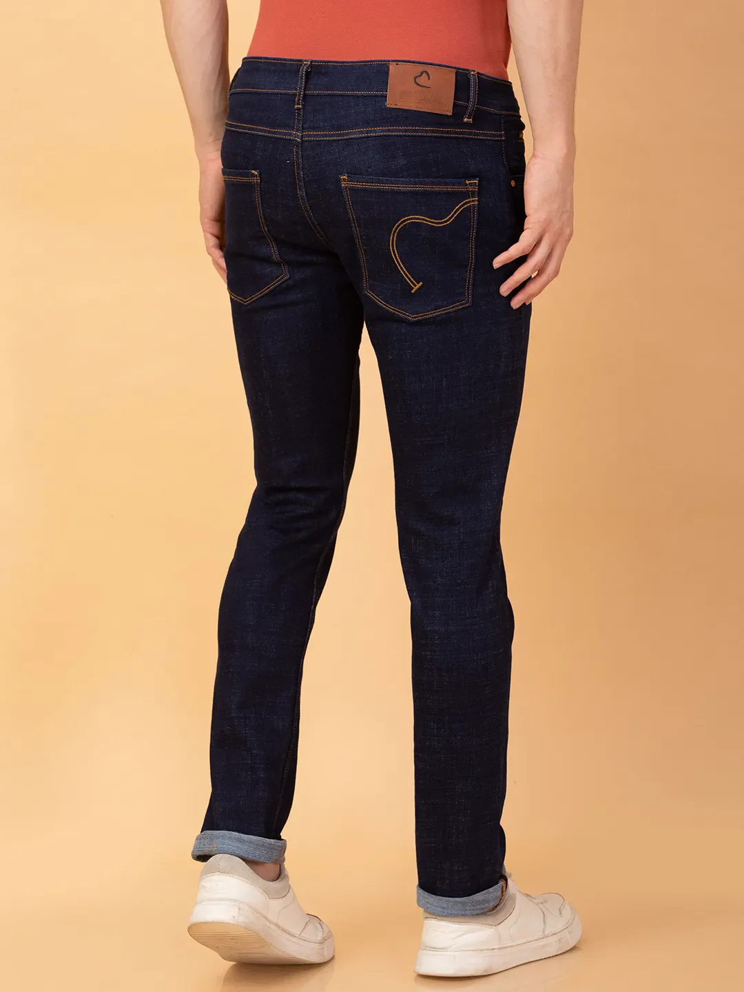 Blue Slim Fit Men's Denims by Being Human Clothing - Image 3