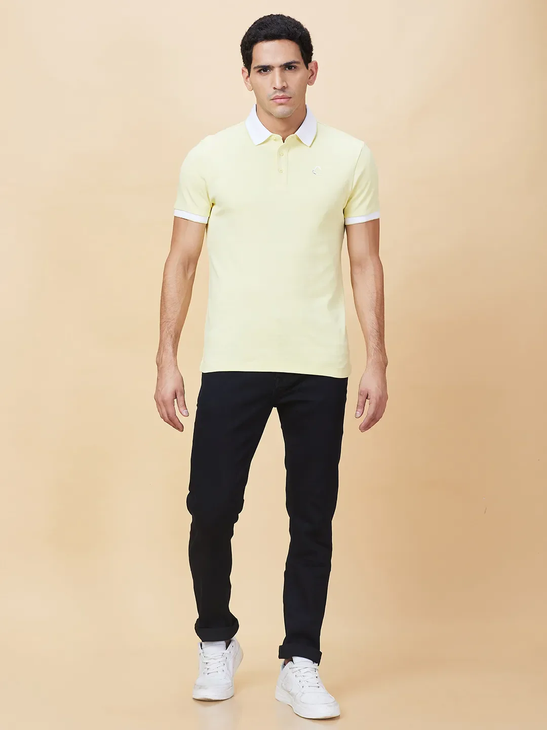 Dark Black Straight Fit Denims For Men By Being Human Clothing - Image 2