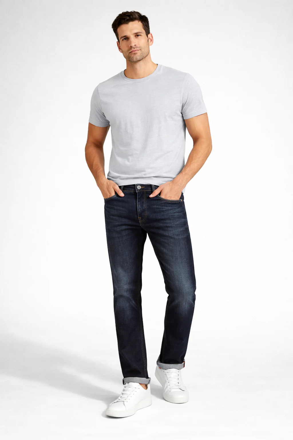 Dark Tone Boot Cut Fit Denims For Men By Being Human Clothing - Image 2