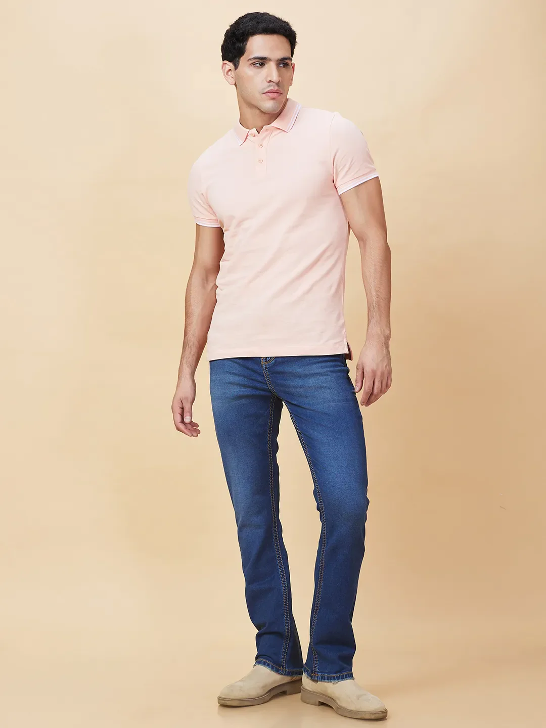 Blue Boot Cut Fit Men's Denims by Being Human Clothing - Image 2