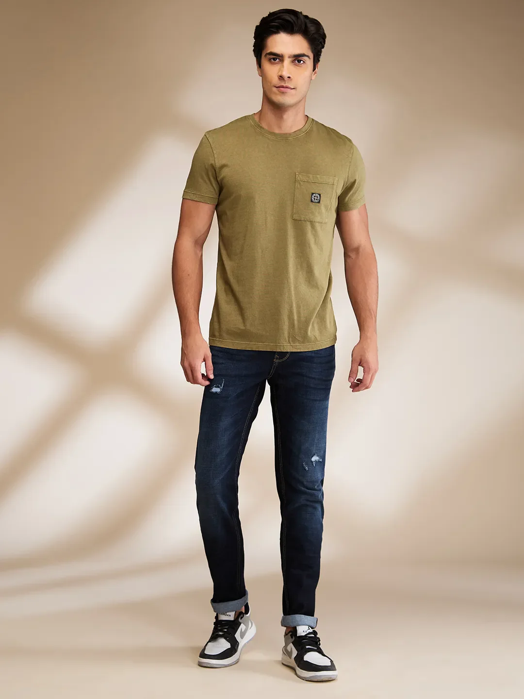 Blue Skinny fit Men's Denims by Being Human Clothing - Image 2